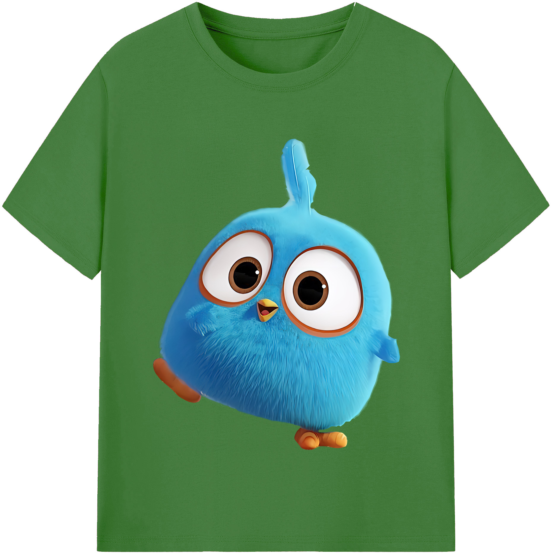 （画像用） Angry Birds アングリーバード レディースカジュアルプリントTシャツ（綿100％）
